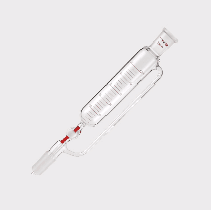 精细可调式带刻度恒压滴液漏斗 磨口：24/40，节门孔径：2mm，125ml 特优级 爆款|125ml
