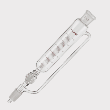 带刻度恒压滴液漏斗 玻璃节门，磨口：19/22，60ml 特优级|60ml