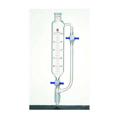 带刻度恒压滴液漏斗 双四氟节门，19/22，60ml|60ml