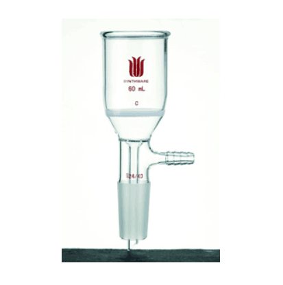 具磨口砂芯布什漏斗 150ml，磨口：19/22，G2砂板|150ml