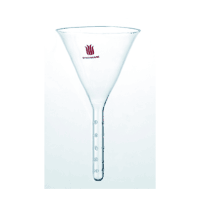 具小孔加液漏斗 下管外径×长度：12×75mm，适用磨口：24/40或35/20|12×75mm