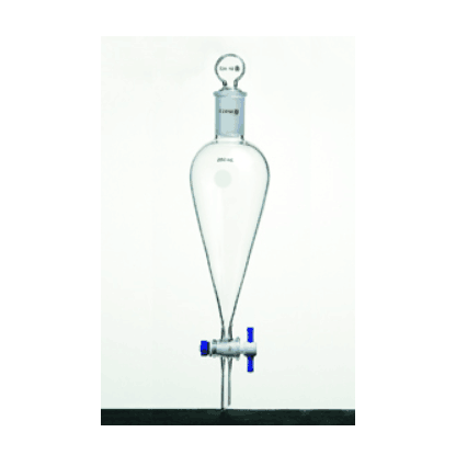 具玻璃塞分液漏斗 上磨口：13#，四氟节门：2 mm，30ml
