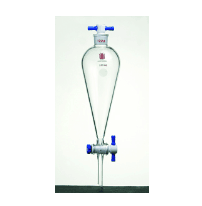 具玻四氟分液漏斗 上磨口：38#，四氟节门：4 mm，2000ml