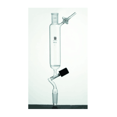 滴液过滤漏斗 具4mm高真空阀 内磨口：24/40，200ml|200ml