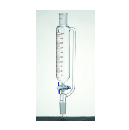 精细可调式带刻度恒压滴液漏斗 磨口：14/20，节门孔径：2mm，60ml|60ml