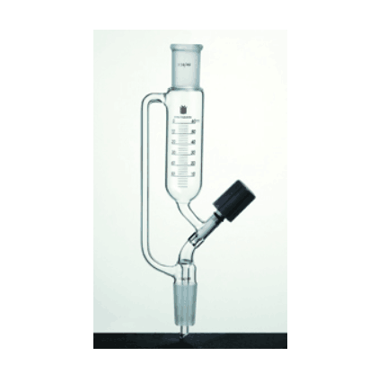 精细可调式带刻度恒压滴液漏斗 具0-4mm高真空阀，磨口：19/22，125ml|125ml